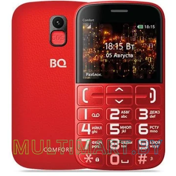 Мобильный телефон BQ-Mobile BQ-2441 Comfort (красный)